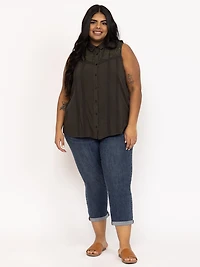 Women's Lace Insert Shirt