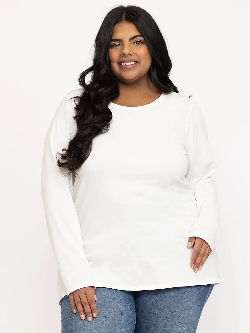 Women's Crew Neck Long Sleeve Tee