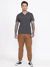 Men's Slub Notch Henley Tee