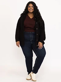Women's Button Front Hooded Shirt