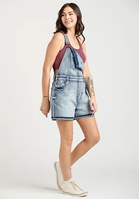 Women's Cuffed Denim Relaxed Fit Shortall