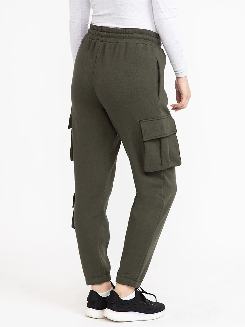 Women's Fleece Cargo Jogger