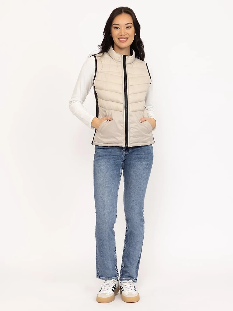Women's Reversible Puffer Vest