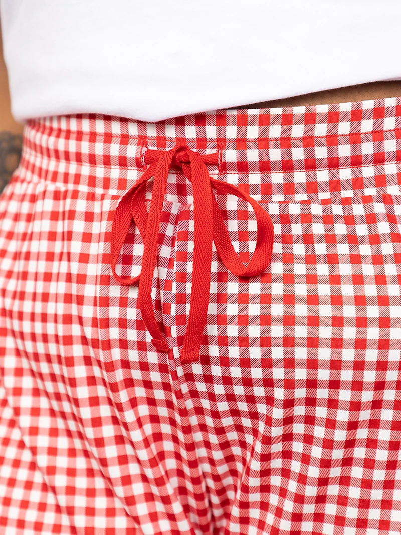 Women's Gingham Sleep Short