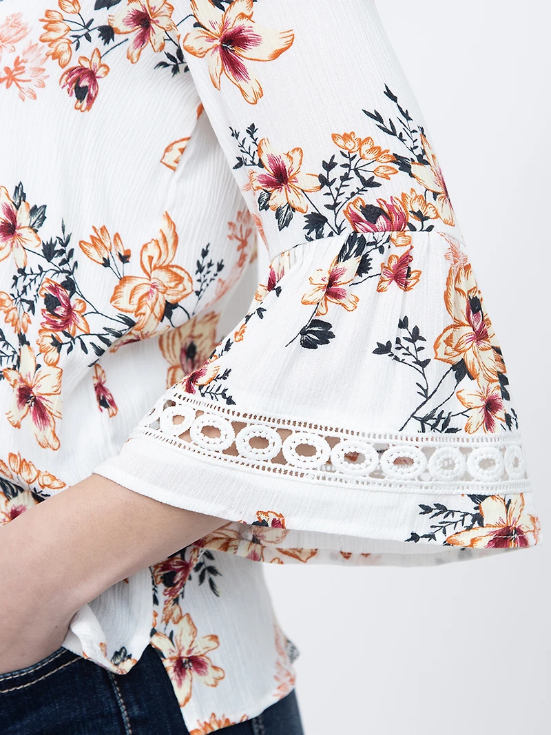 Women's Bell Sleeve Top