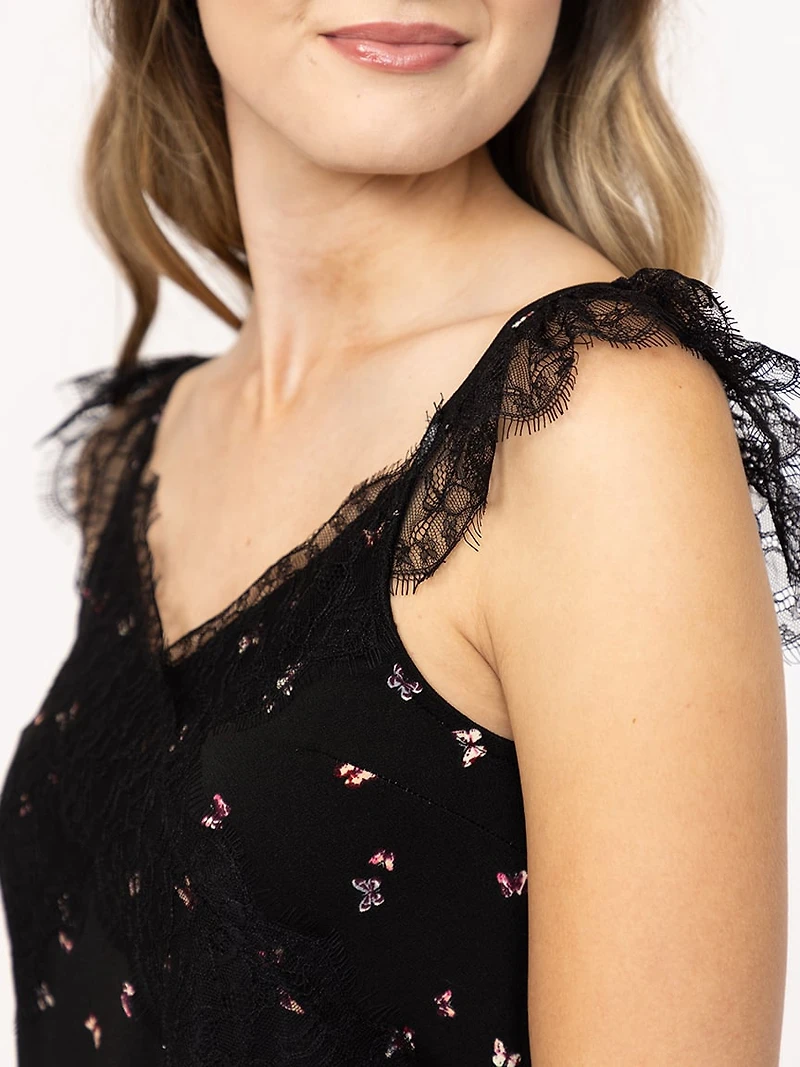 Women's Butterfly Print Tank