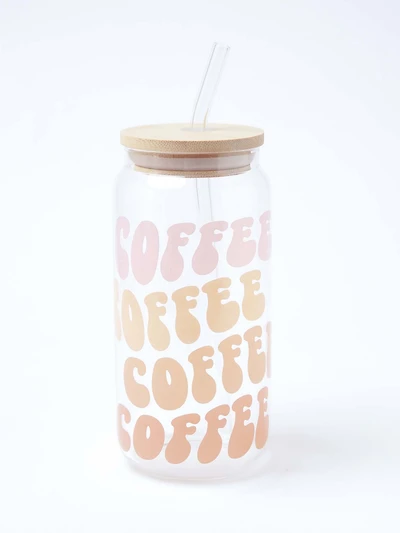 Coffee Lover Glass Tumbler