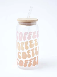 Coffee Lover Glass Tumbler