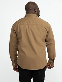 Men's Solid Washed Poplin Shirt