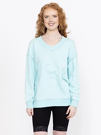 Women's V Neck Sweatshirt