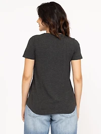 Women's Put Out For Santa Scoop Neck Tee