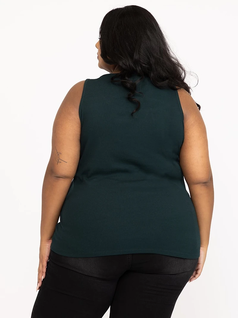 Women's Rib Cut Out Tank