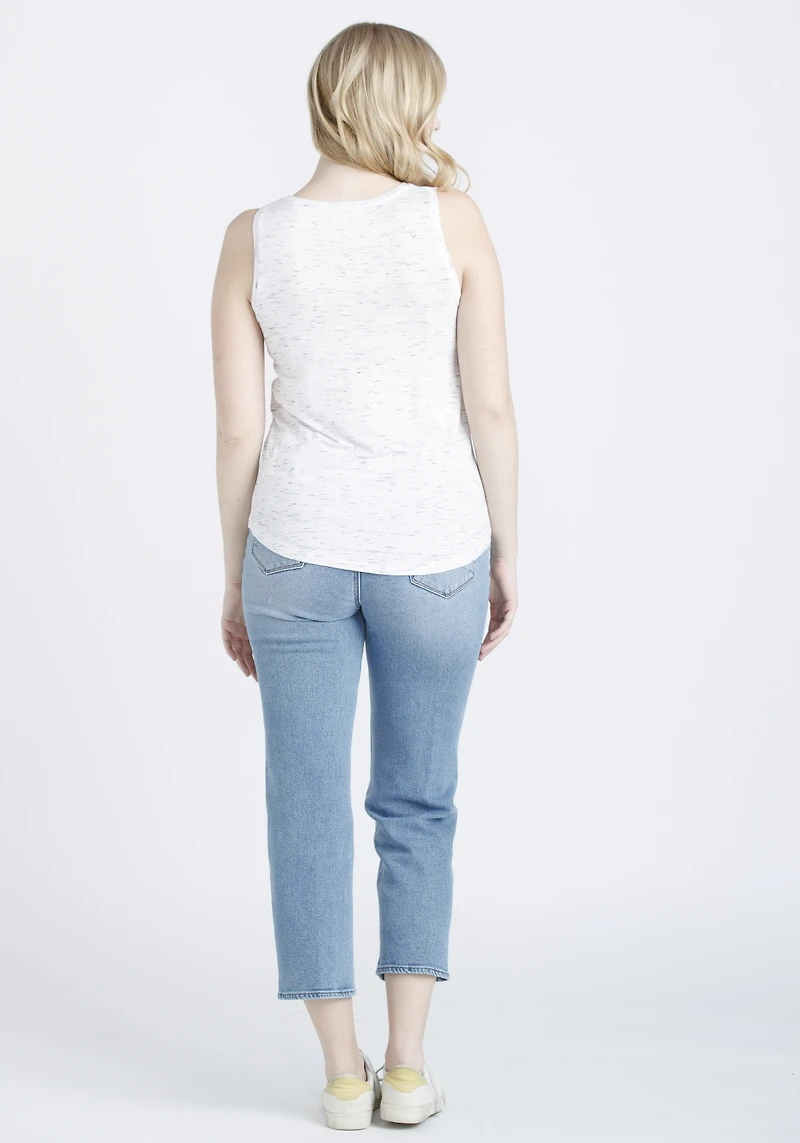 Women's High Neck Space Dye Tank