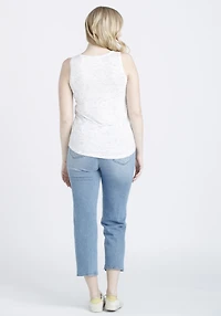 Women's High Neck Space Dye Tank