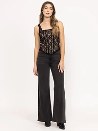 Women's Lace Bustier Top