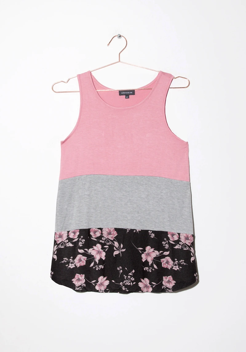 Women's Colour Block Tank