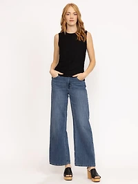 Women's Mesh Side Ruched Tank