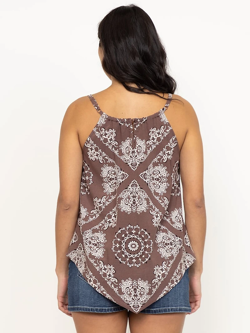 Women's Bandana Print Tank