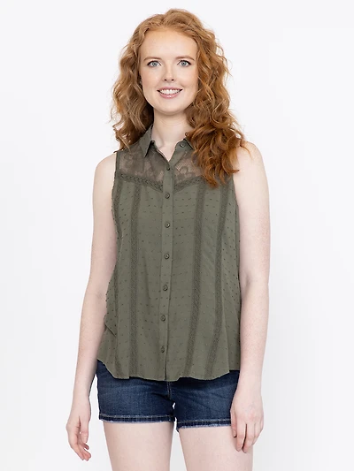 Women's Western Lace Shirt