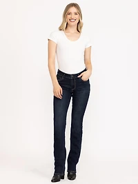 Women's Dark Wash Striaght Leg Jeans
