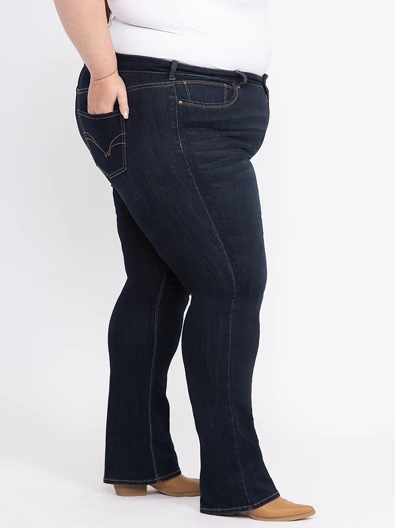 Women's Plus Baby Boot Jeans