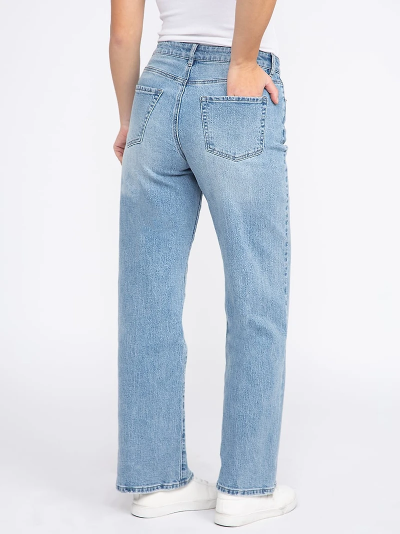 Women's High Rise Wide Leg Jeans