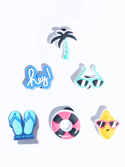 Beach Fun Shoe Charms