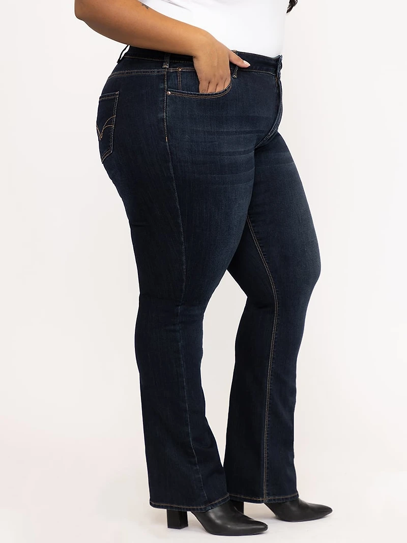 Women's Plus Baby Boot Jeans