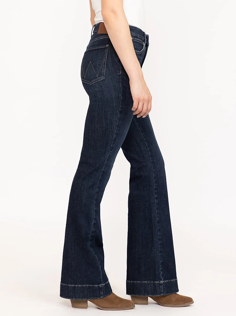 Women's Bespoke High Rise Dark Wash Trouser Jean