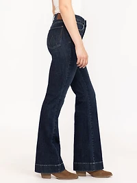 Women's Bespoke High Rise Dark Wash Trouser Jean