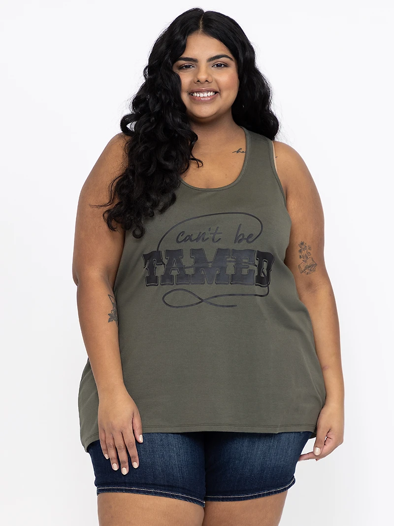 Women's Can't Be Tamed Racerback Tank