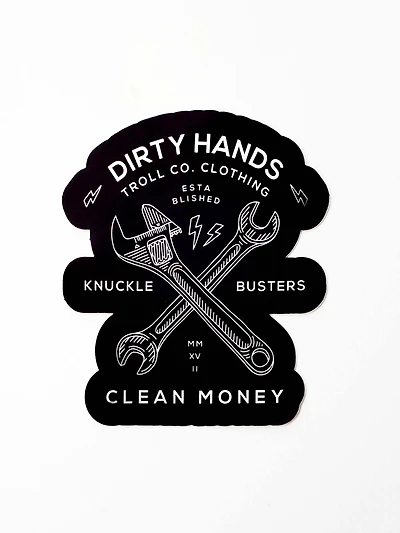 Twisting Wrenches Sticker