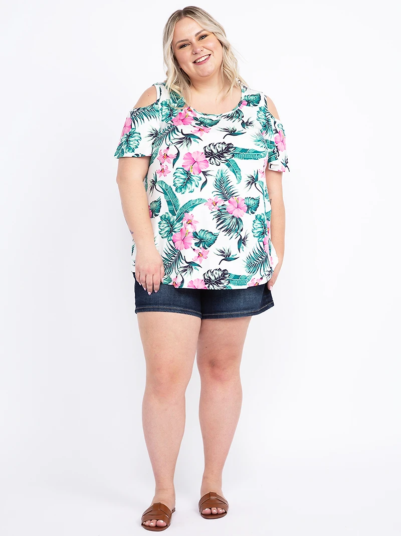 Women's Cold Shoulder Top