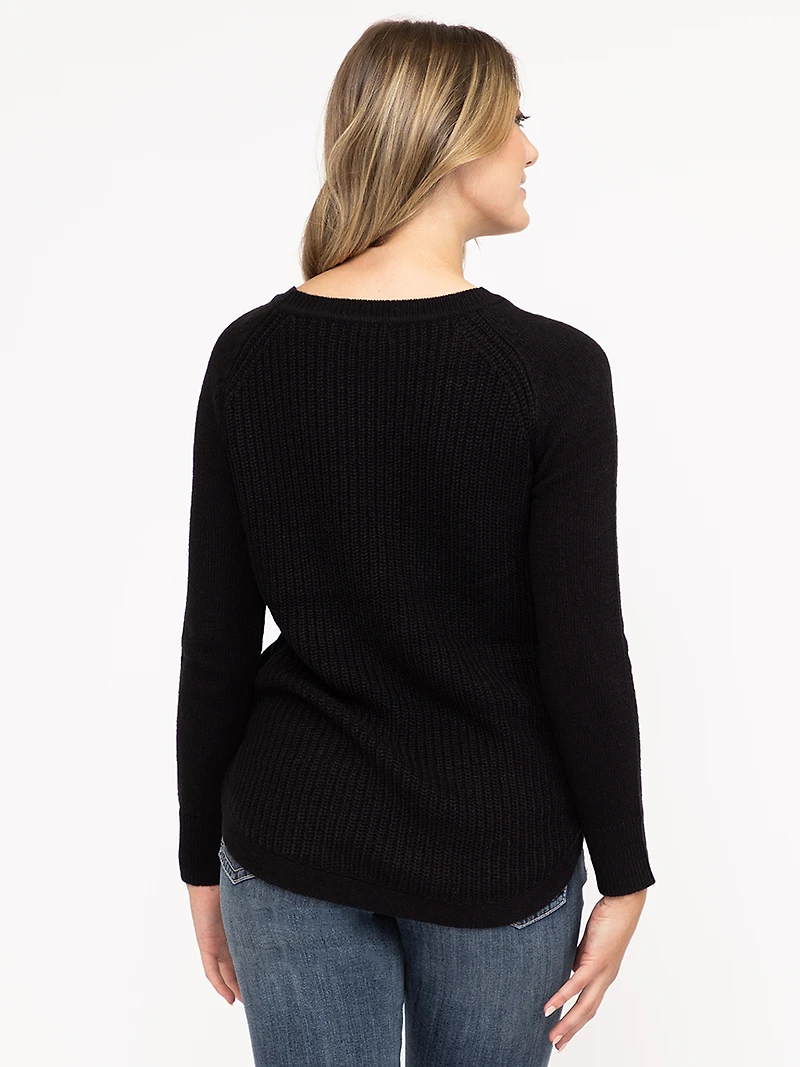 Women's Side Button Sweater