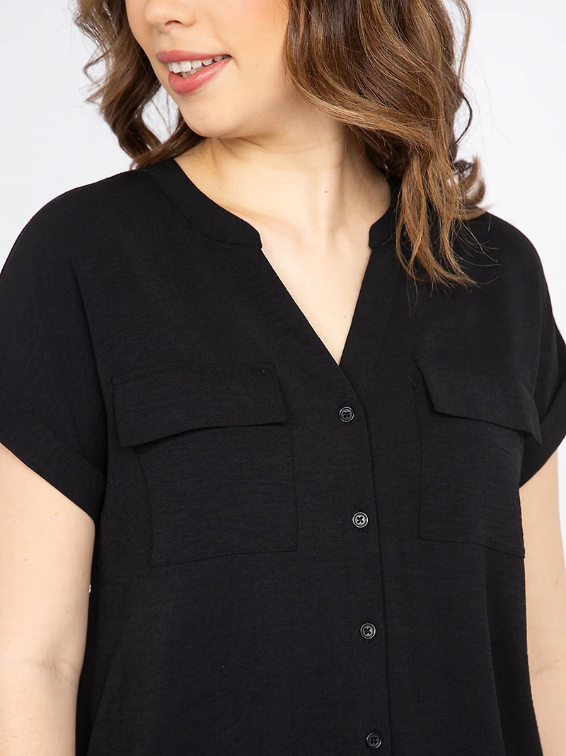 Women's Button Front Blouse