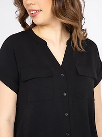 Women's Button Front Blouse