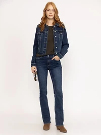 Women's Medium Dark Wash Baby Boot Jeans