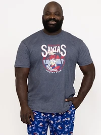 Men's Surfing Santa