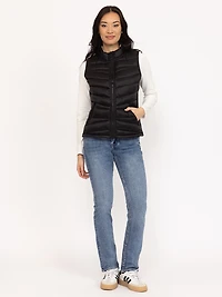 Women's Reversible Puffer Vest