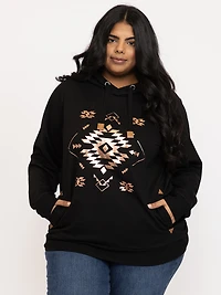 Women's Foil Geo Hoodie