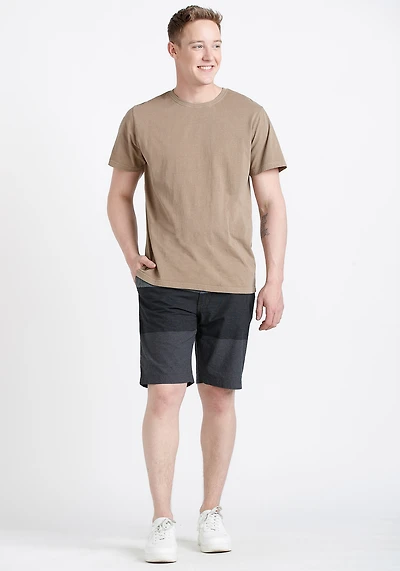 Men's Tonal Colour Block Short