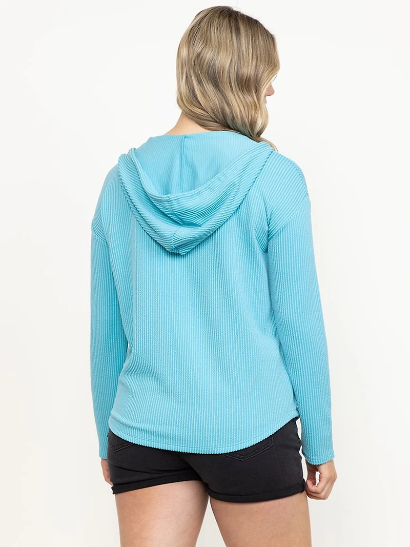 Women's Wavy Rib Hoodie