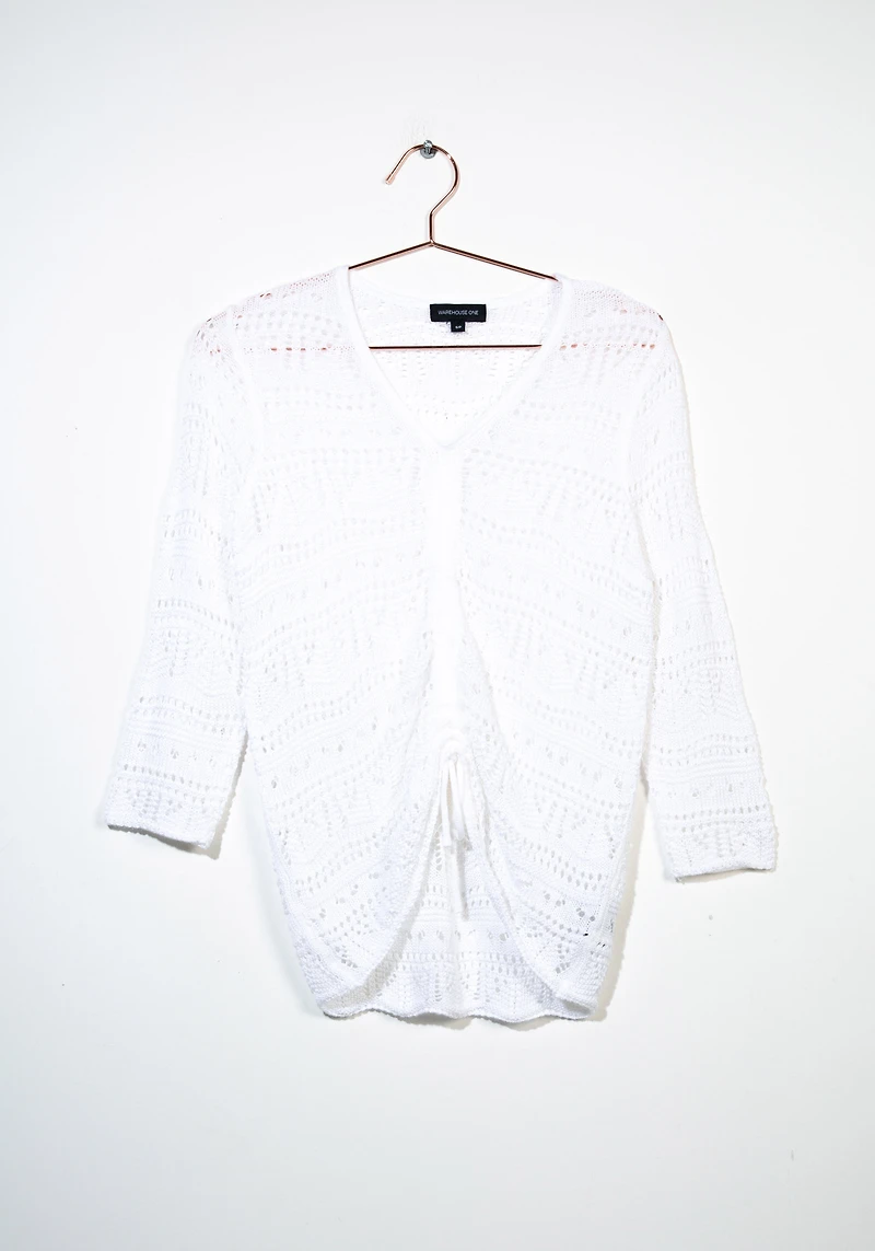 Women's Pointelle  Pullover