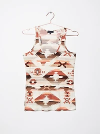 Women's Geometric Racerback Tank