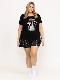 Women's Mushroom Sleep Tee