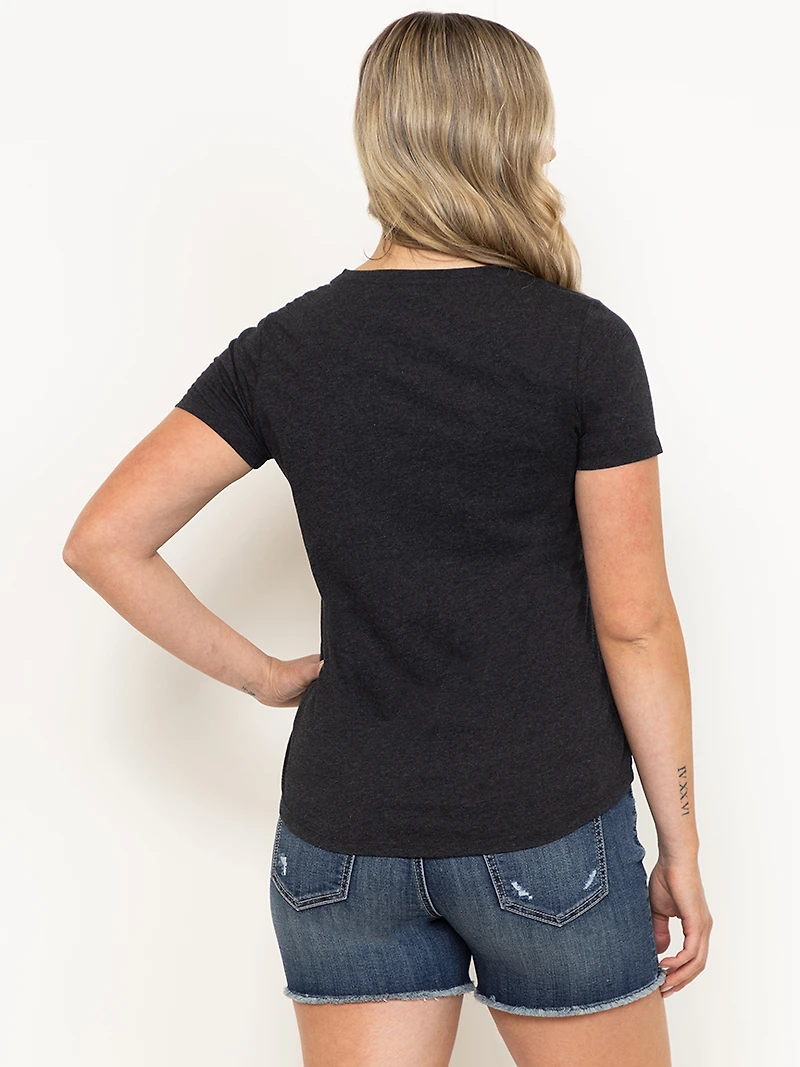 Women's Floral Moon Relaxed Tee