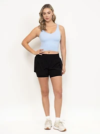 Women's Hybrid 2-In-1 Short