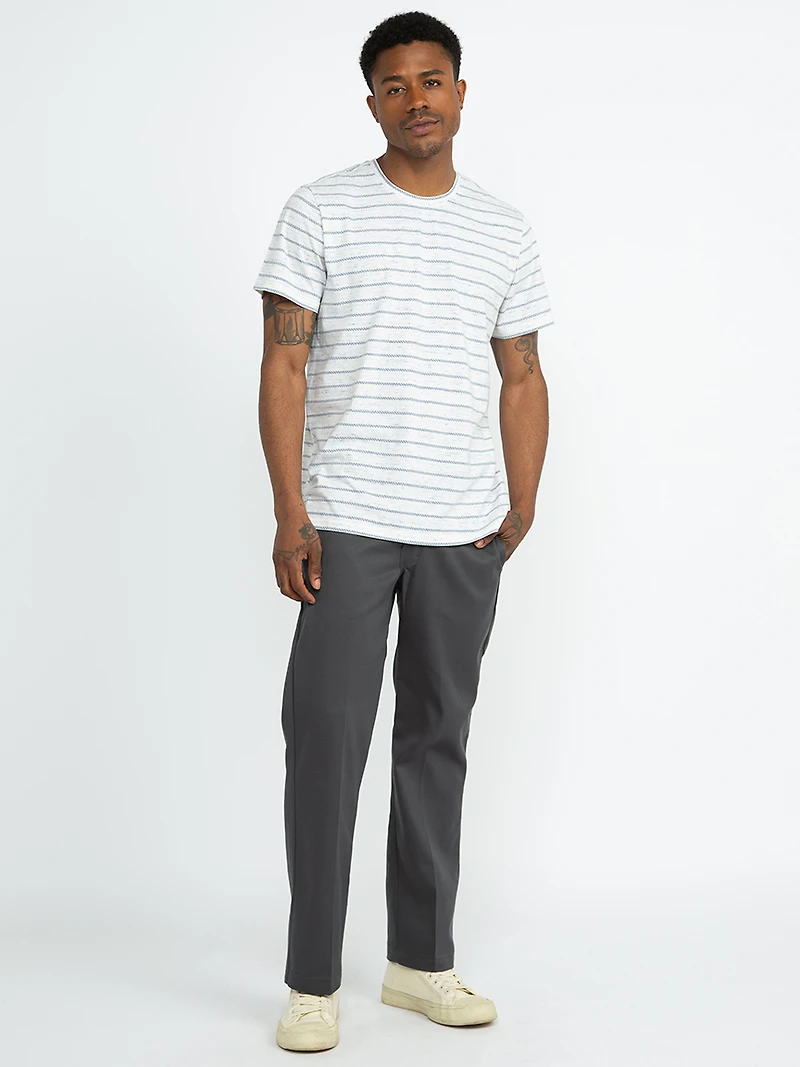 Men's Textured Striped Tee