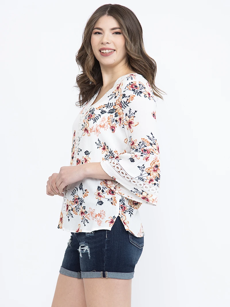 Women's Bell Sleeve Top