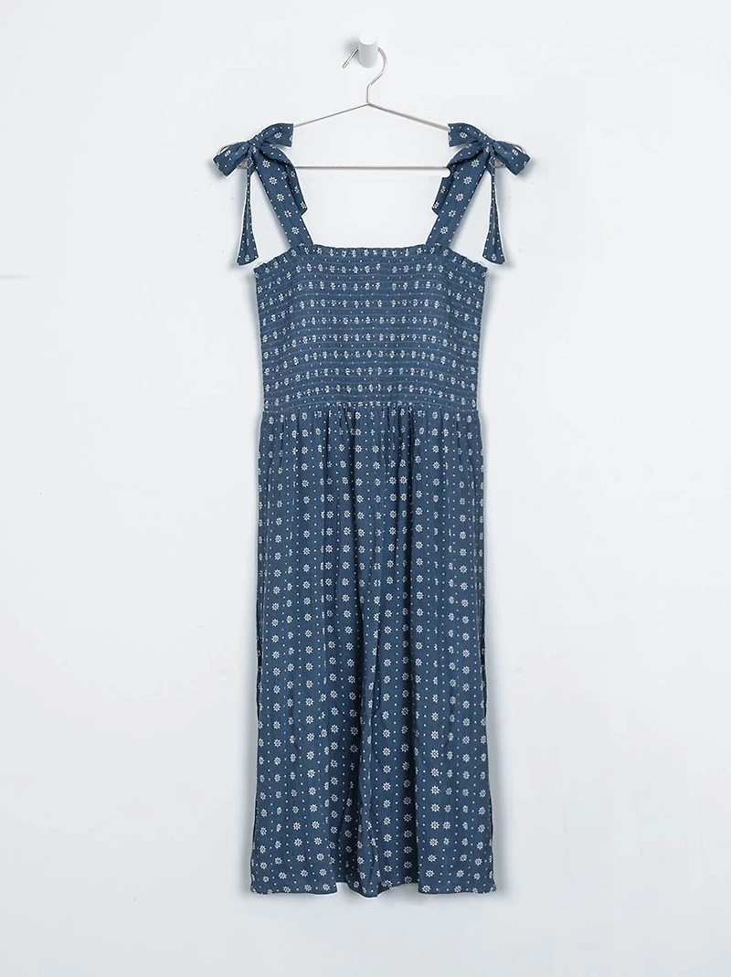 Women's Boho Smocked Tank Dress